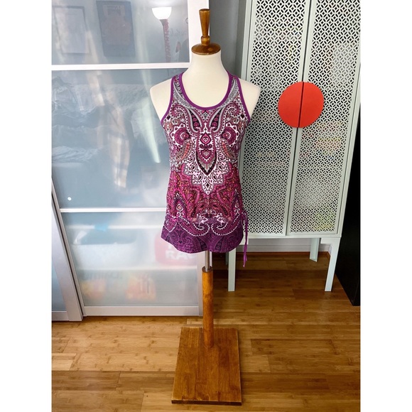 NWOT Athleta Tic Tac Toe Tank Top - Picture 1 of 8